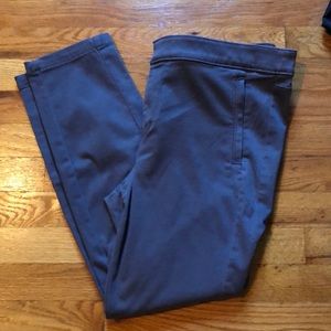 LOFT Petite Skinny Ankle Pants -grey